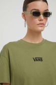Бавовняна футболка Vans колір зелений (3578619)