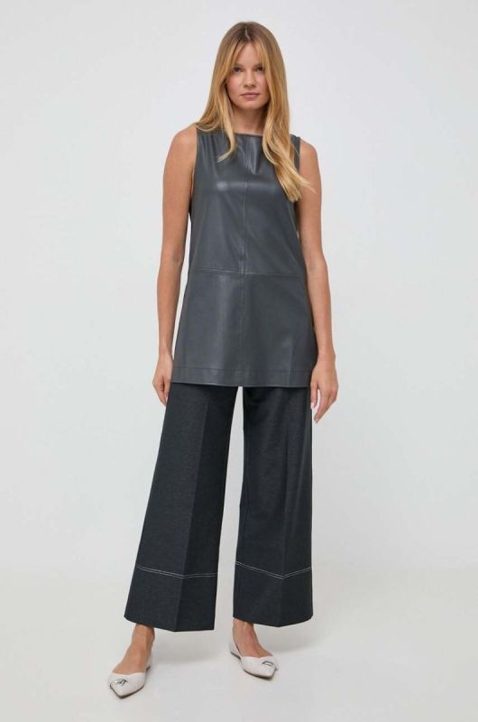 Топ Max Mara Leisure жіночий колір сірий фото 2