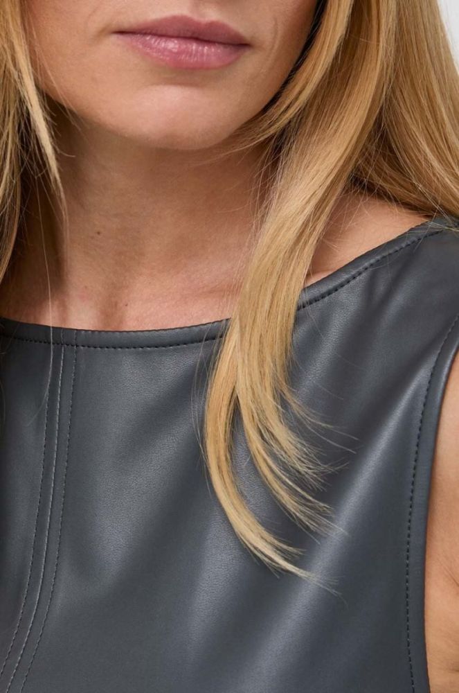 Топ Max Mara Leisure жіночий колір сірий фото 6