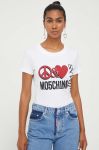 Бавовняна футболка Moschino Jeans колір білий (3403050)
