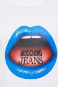 Бавовняна футболка Moschino Jeans колір білий (3403059)