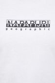 Бавовняна футболка Napapijri колір білий (3490626)