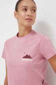 Бавовняна футболка Napapijri колір рожевий (3497967)