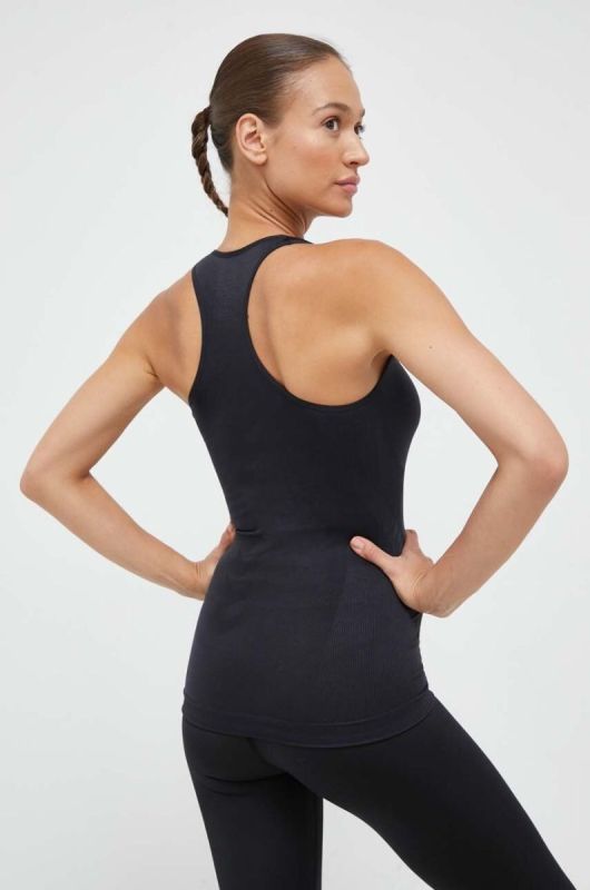 Топ для тренувань Hummel Seamless колір чорний фото 3