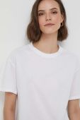 Бавовняна футболка United Colors of Benetton колір білий (3422307)