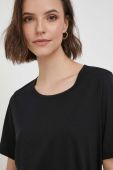 Бавовняна футболка United Colors of Benetton колір чорний (3422318)