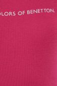 Бавовняна футболка United Colors of Benetton колір рожевий (3375480)