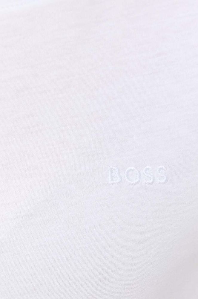 Бавовняна футболка Boss Orange BOSS ORANGE колір білий фото 5