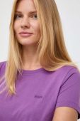 Бавовняна футболка Boss Orange BOSS ORANGE колір фіолетовий (3490968)