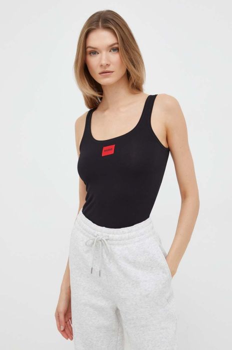 Топ лаунж HUGO колір чорний