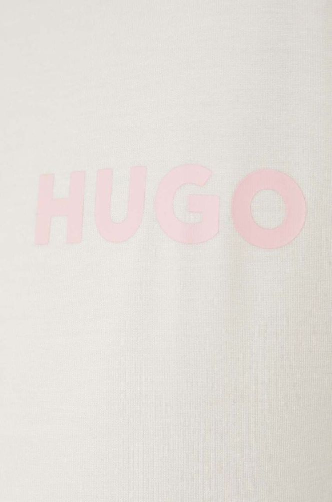 Футболка лаунж HUGO колір бежевий (3508491) фото 6
