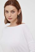 Лонгслів Sisley жіночий колір білий (3560435)