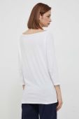 Лонгслів Sisley жіночий колір білий (3560435)