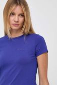 Футболка BOSS жіночий колір блакитний