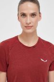 Спортивна футболка Salewa Lavaredo Hemp колір бордовий