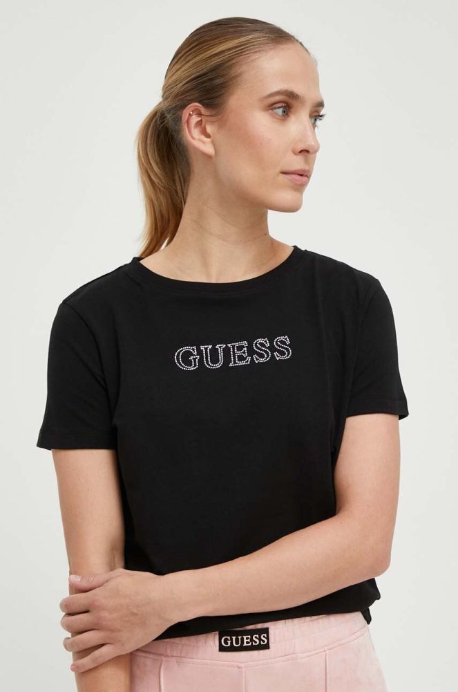 Футболка Guess жіночий колір чорний (3542843)