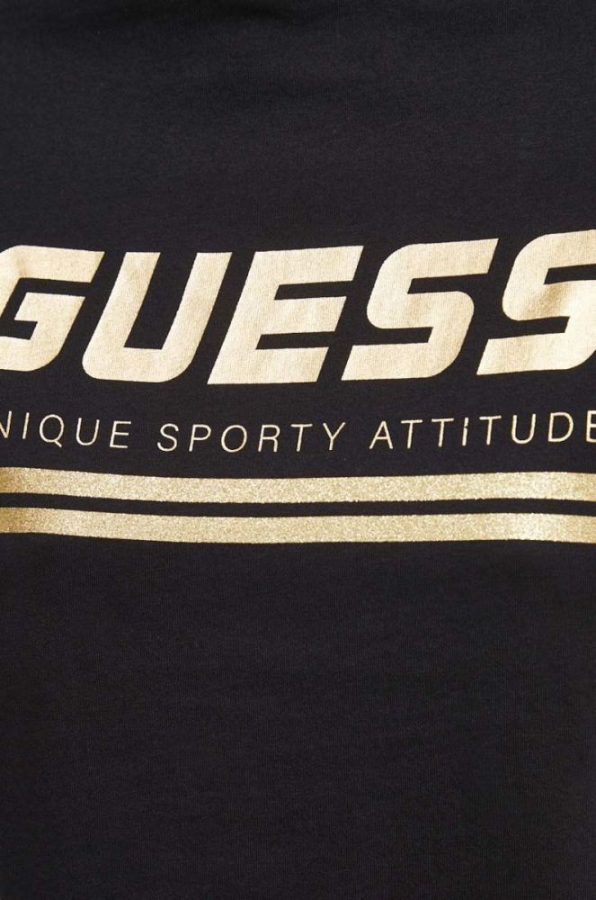 Бавовняна футболка Guess колір чорний (3572585) фото 5