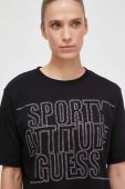 Бавовняна футболка Guess колір чорний (3542853)