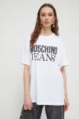 Бавовняна футболка Moschino Jeans колір білий (3493863)