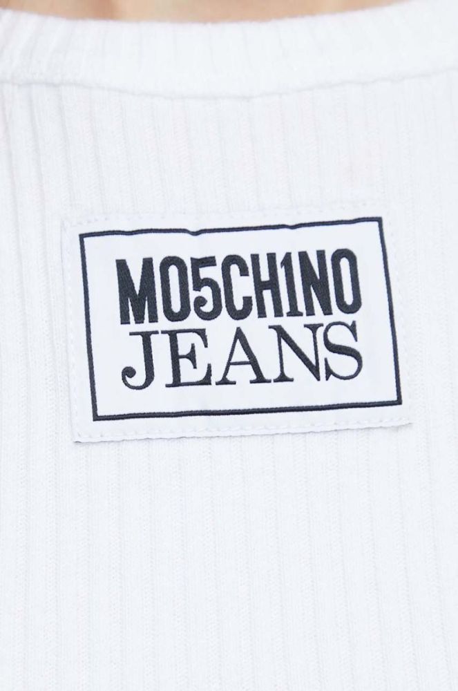 Топ Moschino Jeans жіночий колір білий (3493881) фото 5