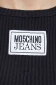 Топ Moschino Jeans жіночий колір чорний (3493886)