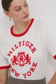 Бавовняна футболка Tommy Hilfiger колір бежевий (3459795)