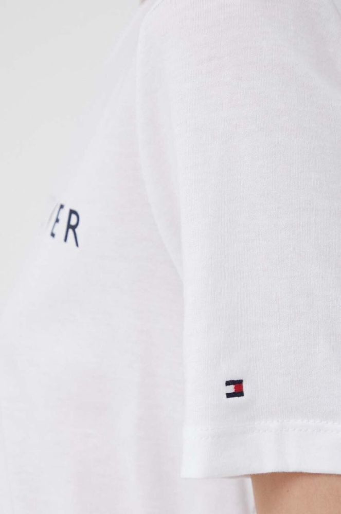 Бавовняна футболка Tommy Hilfiger жіночий колір білий (3432696) фото 5