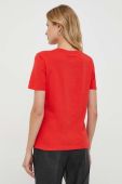 Бавовняна футболка Tommy Hilfiger жіночий колір червоний (3432702)