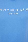 Бавовняна футболка Tommy Hilfiger жіночий колір блакитний (3619251)