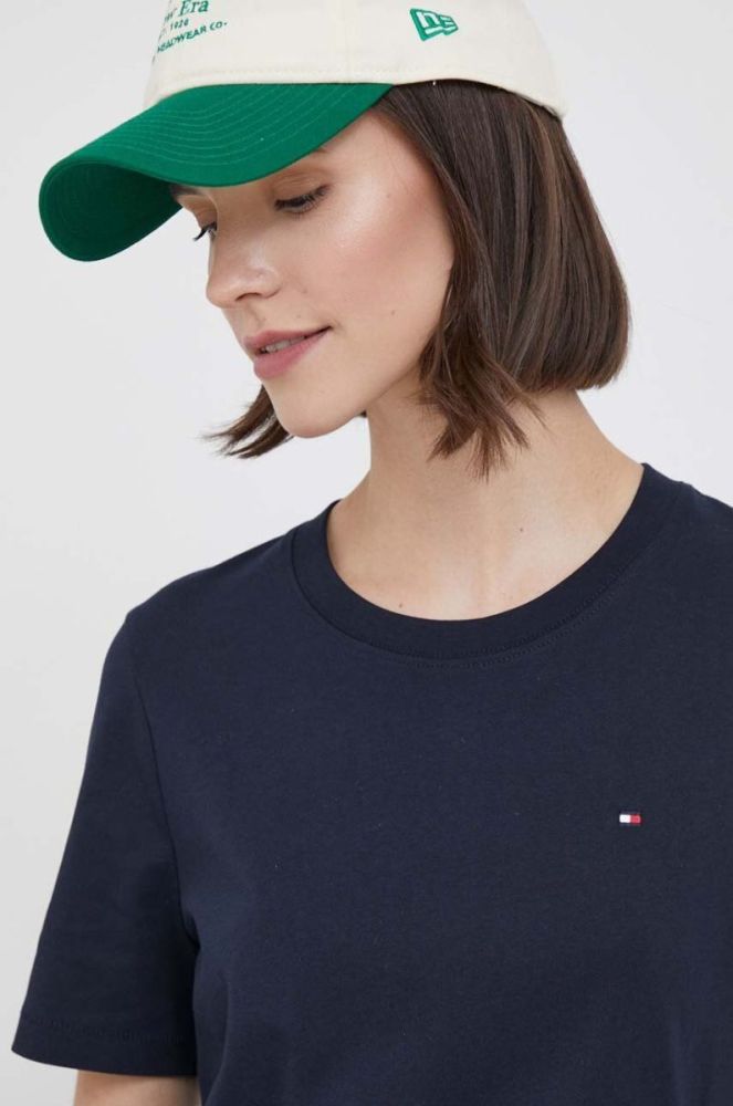 Бавовняна футболка Tommy Hilfiger колір синій (3432717) фото 4