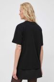 Бавовняна футболка Trussardi жіночий колір чорний (3679577)