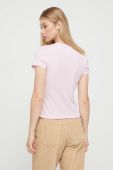 Футболка Tommy Jeans жіночий колір рожевий (3510527)