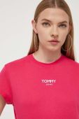 Футболка Tommy Jeans жіночий колір рожевий (3510547)