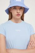 Футболка Tommy Jeans жіночий колір блакитний (3510537)