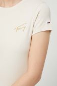 Футболка Tommy Jeans жіночий колір бежевий (3593955)
