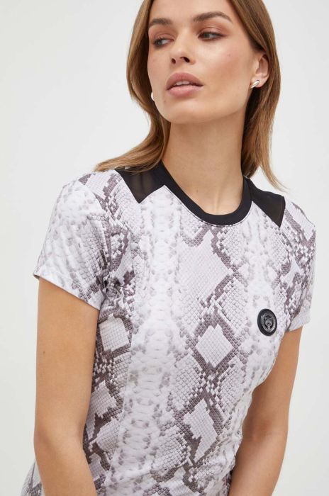 Футболка PLEIN SPORT жіночий колір сірий