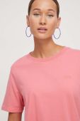 Бавовняна футболка Superdry колір рожевий (3583312)