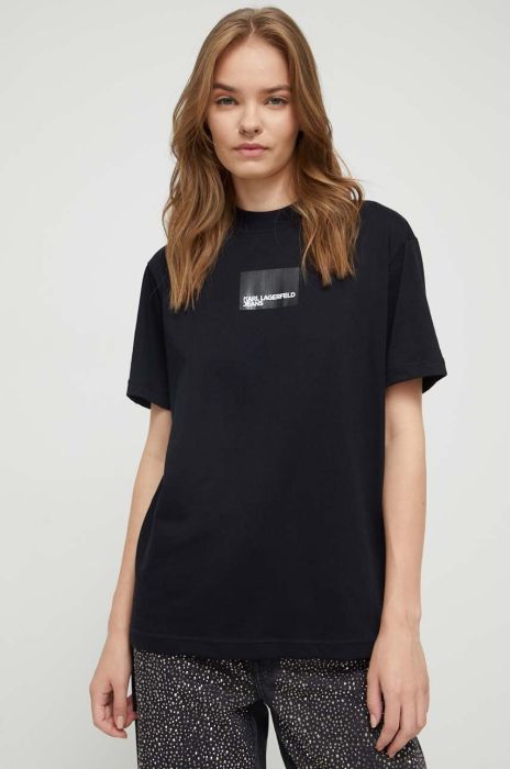 Бавовняна футболка Karl Lagerfeld Jeans колір чорний (3542885)