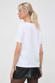 Бавовняна футболка Twinset жіночий колір білий (3606690)