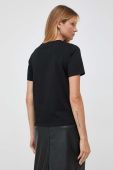 Бавовняна футболка Twinset жіночий колір чорний