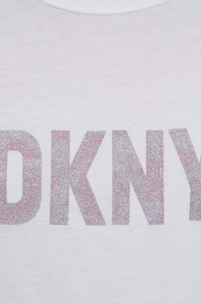 Футболка Dkny жіночий колір білий (3468139) фото 5