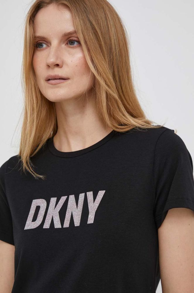 Футболка Dkny жіночий колір чорний (3468134)