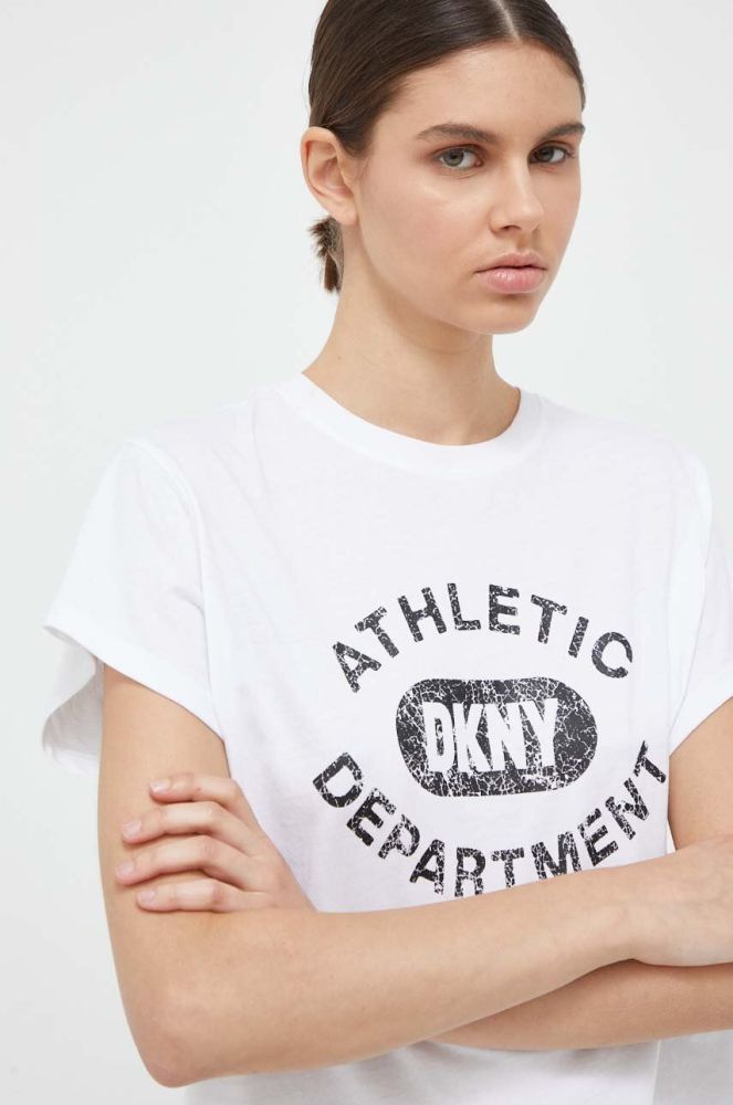 Бавовняна футболка Dkny колір білий (3412046)