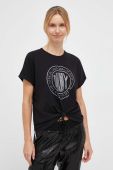 Бавовняна футболка Dkny колір чорний (3447789)