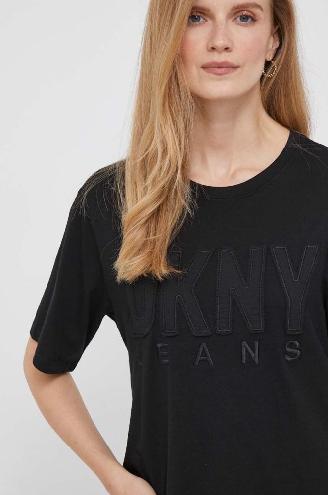 Футболка Dkny жіночий колір чорний (3471613)