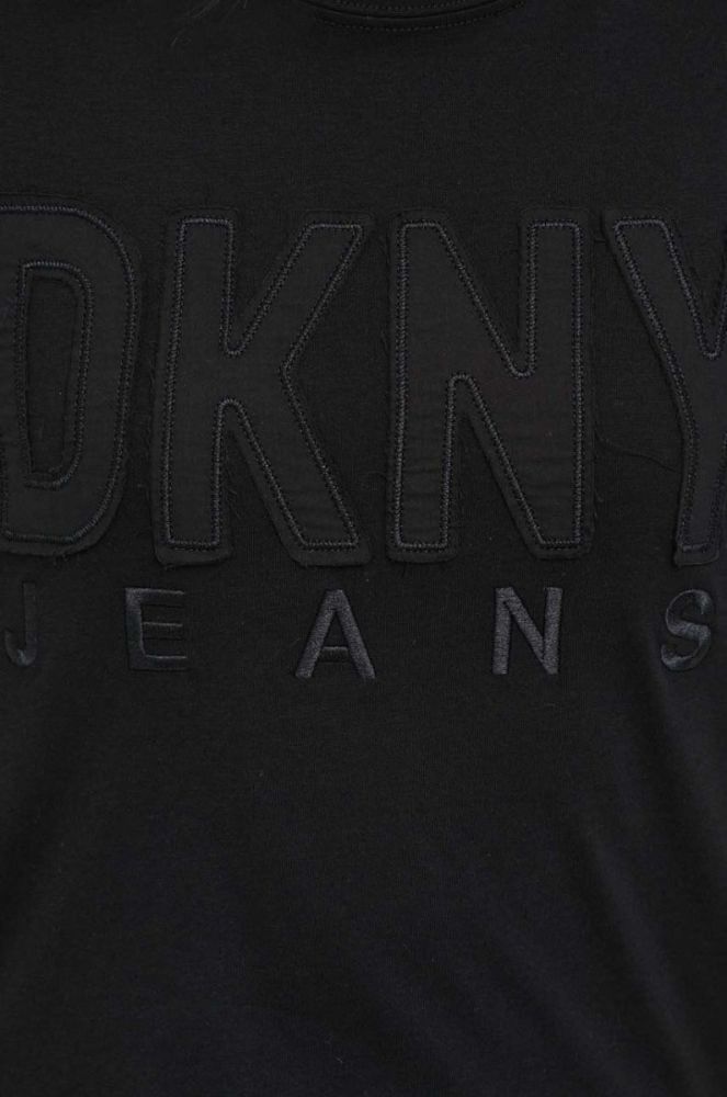 Футболка Dkny жіночий колір чорний (3471613) фото 5