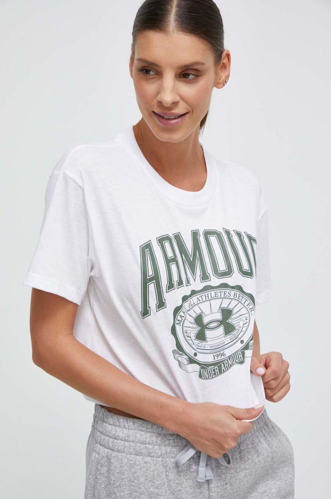 Футболка Under Armour жіночий колір білий (3603518)