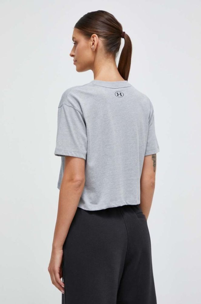 Футболка Under Armour жіночий колір сірий фото 3