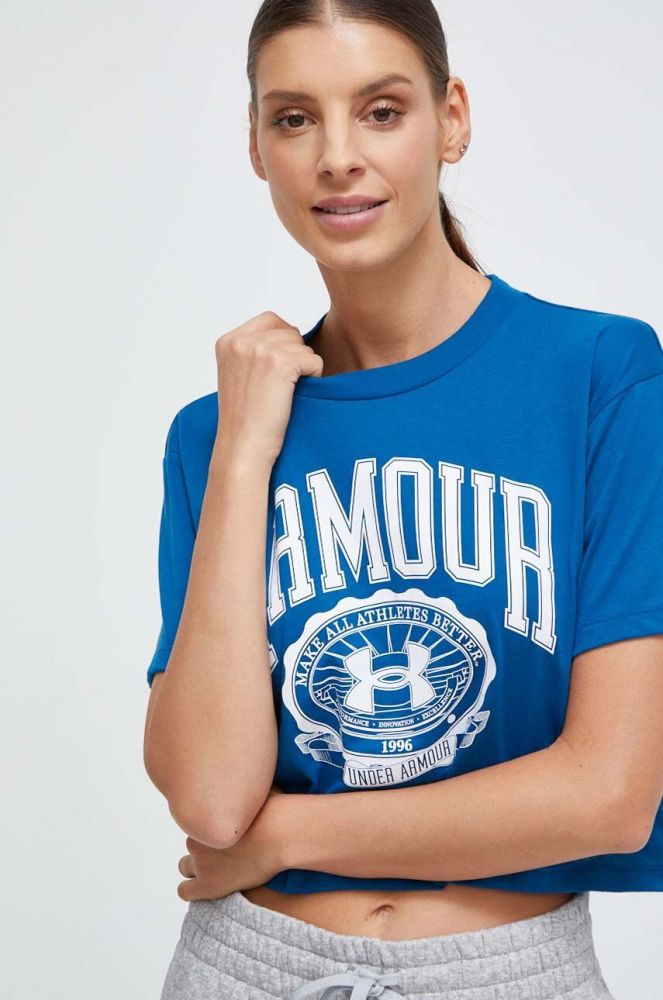 Футболка Under Armour жіночий колір блакитний (3603523)