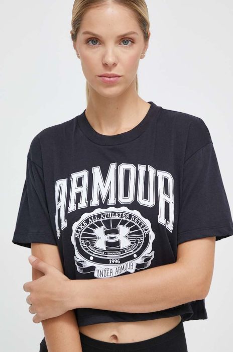 Футболка Under Armour жіночий колір чорний (3603510)